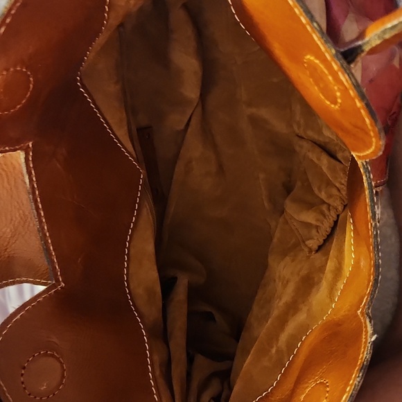 Patricia Nash Multicolor Floral Leather Shoulder Bag - Picture 4 of 4